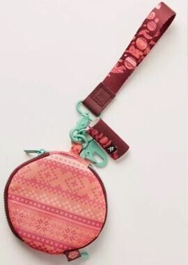 NWT Free People x Thread Sidekick Wallet& Lip balm Holder | Pink/Orange
